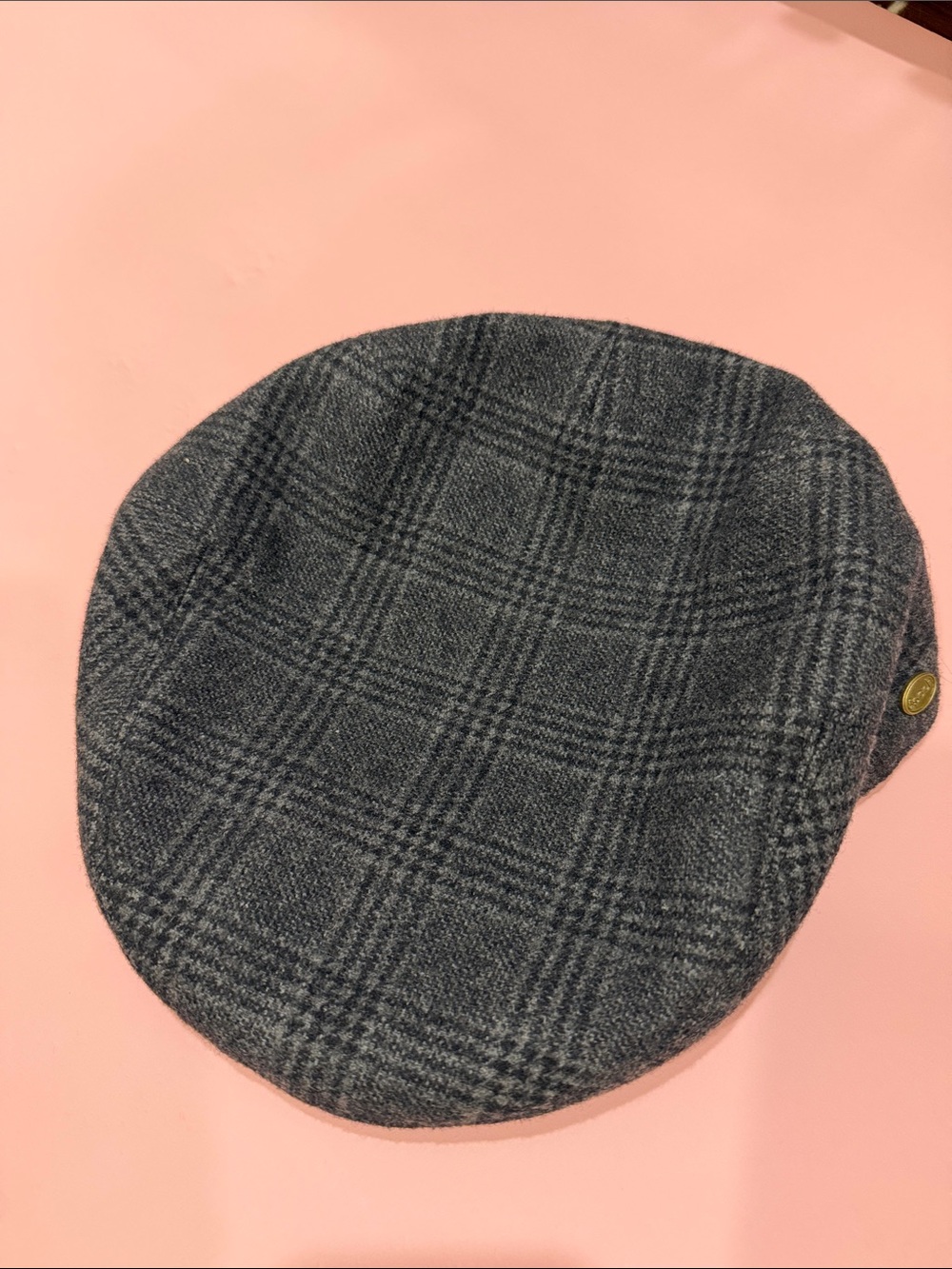 Men's Gray Glen Plaid Newsboy Cap -Epoch